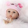 Realistic Reborn Dolls 22inch 55cm Lifelike Baby Dolls Soft Silicone Vinyl Weighted Cloth Body with Feeding Kit Reborn Dolls Girls (FREE POSTAGE) Image 6
