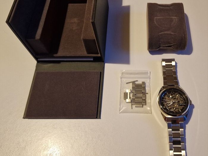 Bulova Surveyor Skeleton Automatic Mens Watch