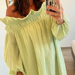 h&m off shoulder mini dress