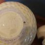 Delightful Lidded Preserve/Marmalade Pot in the Shape of a Juicy Lemon Fruit with a Leafy and Floral decoration and Finial, by Keele Street Pottery Company, Circa 1950, Funky MCM Chic Image 7