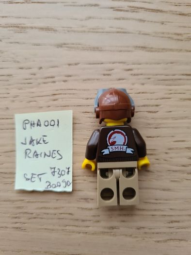 lego pha001 jack raines, set pharaoh quest 7307, 30090