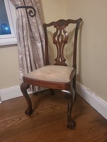 Mahogany Pierced back Chair