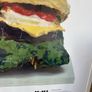 A Framed Print of Claes Oldenburg's iconic Pop Art sculpture "Two Cheeseburgers, with Everything (Dual Hamburgers) Image 3