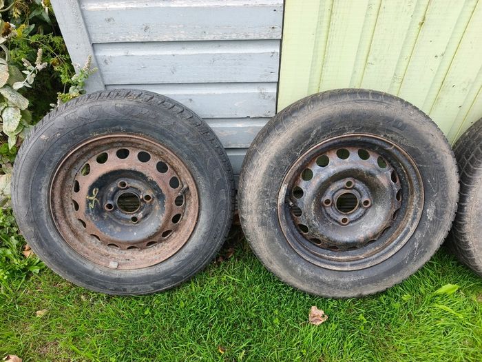 4x100 Gm/Opel steel wheels
