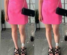 pink dress
