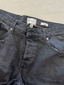 Denim Slim Black Jeans