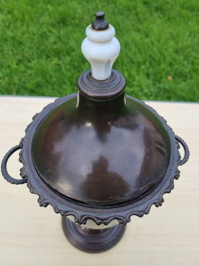 A nineteenth-century samovar (bamberka / urn for tea and hot water)