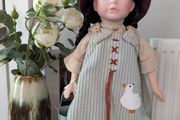 antique porcelain country girl
