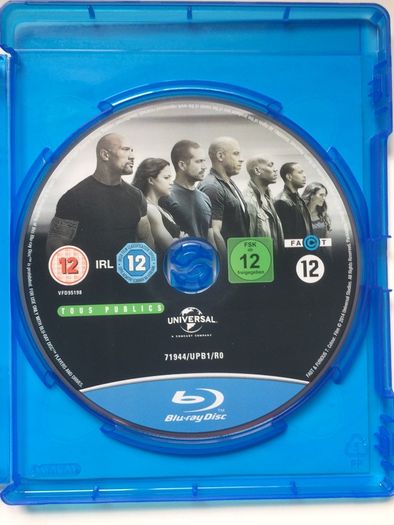 Fast & Furious Movies 1-7 [Blu-ray Movie] Paul Walker & Vin Diesel [Blu-ray Movie]