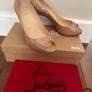 Christian Louboutin Nude Patent Heels Image 2