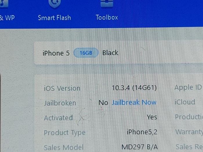 Apple Iphone 5, 16 GB, Black-Grey Back, working fine, reasonable cosmetic condition for its age