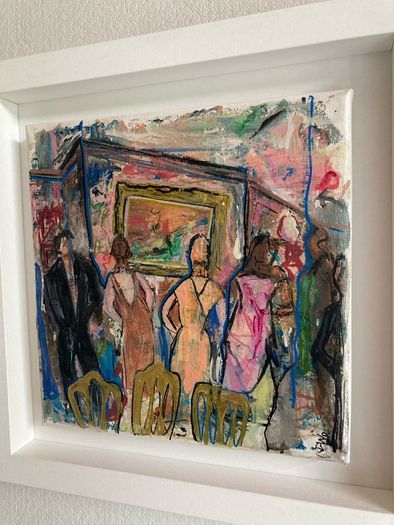Framed Original Figurative Painting Contemporary Art Painting Irish Art Gift
