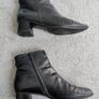 Womans Leather Ankle Boots Image 2