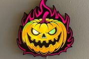 Halloween Pumpkin Decoration Lightbox