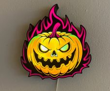 Halloween Pumpkin Decoration Lightbox