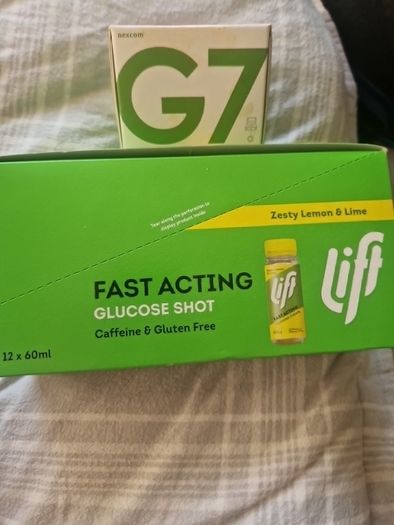 Dexcom G7 plus fast acting glucose shots