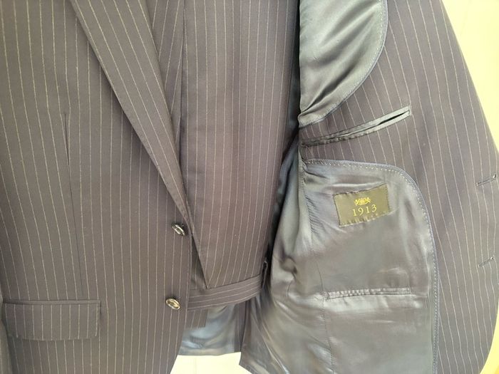 Hawes & Curtis 1913 navy Suit 40S