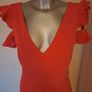 Miss Selfridge red jumpsuit for women size UK12 EU 40 Perfect condition Postage included Image 7