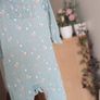 romper long-sleeved romper with ruffles and floral print very comfortable girl clothes Image 7