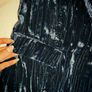 Topshop Blue Velvet Blazer Image 5