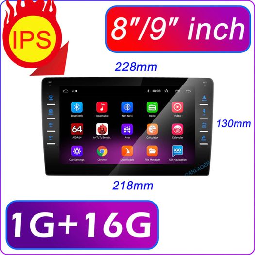 Car Radio 2 din 8 Inch 2din Android Multimedia Player GPS WIFI Bluetooth Player for Toyota Volkswagen Hyundai Kia Renault Suzuki