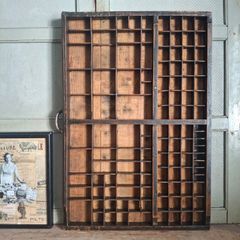 Antique French Printer Tray
