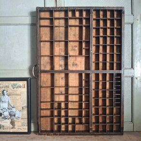 Antique French Printer Tray