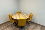 Matching chairs and round table