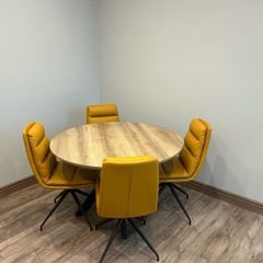 Round table and 4 matching chairs