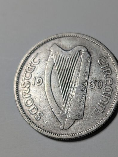 Irish Silver Halfcrown 1930