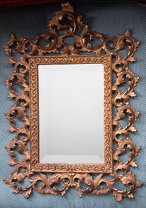 Rococo wall mirror.