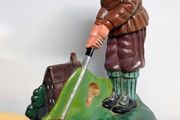 Vintage cast iron Golfer