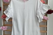 T-shirt statement top savida 100% cotton size xsmall