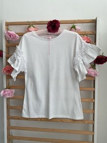 T-shirt statement top savida 100% cotton size xsmall