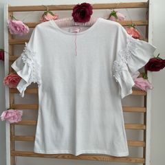 T-shirt statement top savida 100% cotton size xsmall