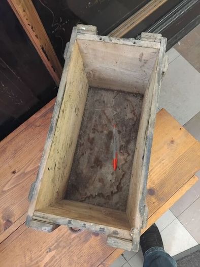 Vintage Wood Ammo Box