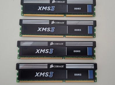 Corsair 32GB (4 x 8GB) DDR3 1600 Mhz CL11 XMS3 Performance Desktop Memory Modul