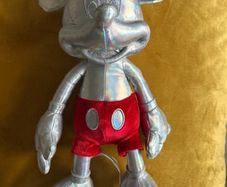 Disney 100 Silver Mickey Mouse Plush