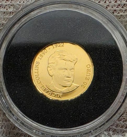 Ireland 2012 Silver and Gold Proof Coin Set Michael Collins 1890-1922 Commemorative Coins in Original Holder with COA