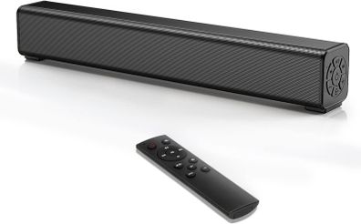 Bluetooth PC Soundbar 10W - Wired & Wireless Speaker with Remote | Excellent Condition