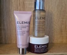 ELEMIS PRO-COLLAGEN ROSE MARINE CREAM 15ml Pro-Collagen Toning Mist 30ml Pro-Collagen Black Cherry Cleansing Balm 20g