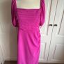 French Connection long pink occasion dress Image 2