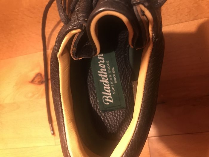 Mens blackthorn shoes (very heavy leather and sole style) size 6UK