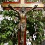 Victorian Amboyna Crucifix. 13,5" x 6,5" Image 6