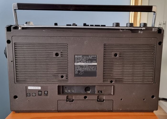 Sharp GF-6060 HB, Vintage 1979 boombox, in good working order.