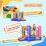Bouncy Castle Inflatable Basket Trampoline Slide Monster Design 2.9 x 2 x 1.55m Image 5