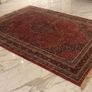 This is a good old hand knotted carpet with no wear Image 5