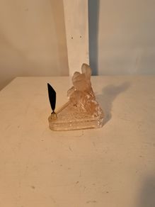 Frosted Glass Pen Holder