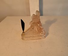 Frosted Glass Pen Holder