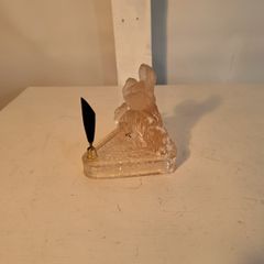 Frosted Glass Pen Holder